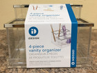 Idesign 20470 4-piece Clear Vanity Organizer