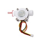3 8  Water Flow Sensor Food-grade Switch Hall Effect 0 3-10l min Flowmeter
