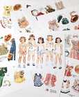 New 5 Paper Dolls Uncut Vintage 40s 50s Repro 16 Pages Kid Toy Hilda Miloche
