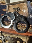 Bianchi Model 500 Stainless Steel Handcuffs   Key Vintage Cuffs And Thumbcuffs 