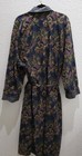 Number 1 London Men   s L   Xl Belted Vintage Cotton Robe Multi Colored Old Money 