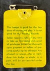 1980 Masters Badge Ticket Augusta National Golf Pga Seve Ballesteros Wins Rare