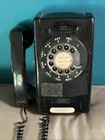 Vintage Black At   T Bell System 228 7-78 Rotary Dial Wall Phone