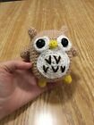 Handmade Crochet Stuffed Animal Owl Homemade Craft Baby Toy Collectible Gift
