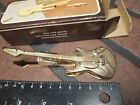 Vintage Mcm Solid Brass Electric Guitar Clip