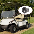 13inch Black Golf Cart Steering Wheel  black Hub Adapter For Club Car Ds 1984-up