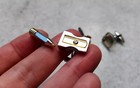  Lot Of Vintage Cufflinks  With Silver Tone Metal  Enamel 
