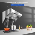 4 5 6 7 8 9 Ft Commercial Exhaust Hood Food Truck Concession Trailer Hood