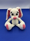 Amigurumi Crochet White  9 5    Length X 5 5    Arm Width 4oz Easter Bunnyplush