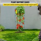 Tomato Cages Plant Support Cage 10pack Square Steel 3 8ft Green For Garden
