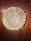 Rare Vtg Antique Brass Vase Lamp Base W   4 Feet Marked Austria 3 5    W 2 3    H