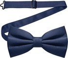 Men s Solid Color Pre-tied Bow Tie   Pocket Square Set Formal Wedding Tuxedo