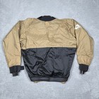 Mountain Surf Paddling Dry Top Kayak Rafting Jacket Tan Black Mesh Medium River