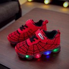 Toddler Boys Girls Light Up Shoes Led Lightweight Mesh Breathable Walking Sne   