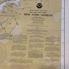 Vintage Noaa New York Harbor Nautical Chart Map 92nd Edition 48in X 36in