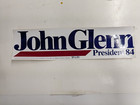 Huge Lot 1984 John Glenn For President Political Buttons   Bumper Stickers