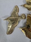  Vtg Home Interiors 3 Piece Gold Tone Birds In Flight 3d 4   -6    Wall Decor 