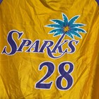Rare Vintage 90s Wnba Los Angeles La Sparks Zheng Haixia 28 Jersey Womens S