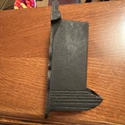 Antique Cast Iron Match Safe Holder Box Wall Mount Ornate Black Vintage