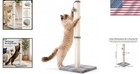34  Tall Cat Scratching Post - Eco-friendly Sisal For Large Cats   Kittens