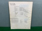 Vintage 1976 The Collected Works Of Fender Guitar Catalog Split Pages  Artwork 