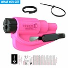 Resqme   Car Escape Tool - Pink  1 Pack  Seatbelt Cutter   Window Breaker