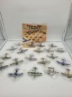 Rare Vtg - 20 Piece Collector Set Of Greatest War Planes Of World War 2 Diecast