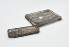 19th Century Solid Silver Continental Filigree Card Case