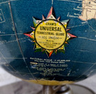 Rare 1936 Cram s Universal Terrestrial World Globe 10 5  Dark Water Made In Usa