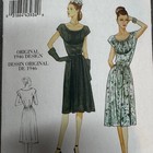 Vogue Sewing Pattern V8728 Vintage Mid Century 1947 Dress Size Ff  16-22  Uncut