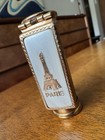Vintage Brevete Paris Lipstick Holder 1950 s French Sgdg Eiffel Tower Mirror