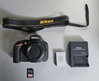Nikon D5600 Camera Kit With Lens Cover  Battery  Batt Chrger  64 Gbsd   Strap