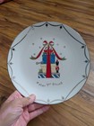 Vintage Lenox Merry And Bright Set Of 4 Christmas Dessert Plates  Festive