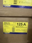 Square D 2-gang Meter Channel Mpr22-125 Mpr221125 Mp 125amp 2-socket