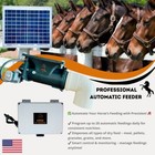 Solar Automatic Feeder  Food Dispenser For Horses