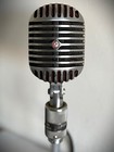 Vintage 1953 Shure 556b  fatboy  Dynamic Microphone  Orig Element W cable  Stand