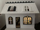 Vintage Custom Wooden Dollhouse With Furniture   Accessories 1 12 Scale