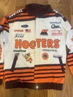 New Nascar Racing Zip Up Hooters Racing Jacket - Size Large