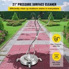 21  Pressure Washer Surface Cleaner 4000psi Dual Handle Quick Connect