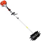 Gas Powered Snow Sweeper 52cc 2 Stroke Broom Brush 24x9in Epa Nylon Heavy Duty