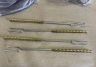 Vtg Spring Gourmet Fondue Bourguignonne Stainless Set-new In Box  tarnished