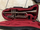 Aklot Bb Trumpet Antique Bronze Brass Piston 3-valve W  Case Finger Hook