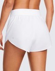 Crz Yoga High Waisted Split Running Shorts For Women 3  - Comfy Mesh Liner Gym S