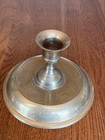 Vtg Solid Brass Candlestick Candle Holder 3 25    Tall Set Of 2 3-1 8    Round Base