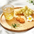 Meanplan 5 Pcs Round Charcuterie Board Bulk Bamboo Round Tray Fall Wooden Ser   