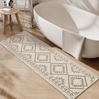 -waffle Bathroom Runner 24 x48   Super Absorbent Bath Mats For Bathroom  