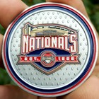 Premium Mlb Washington Nationals Poker Card Guard Golf Marker Chip Protect Coin