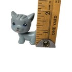 Small Cat Kitten Gray Animal Mini Toy Figure