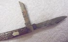 3 Blade Antique Edge  pocket Folding Knife for Repair Vtg Tool