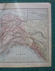 Alaska Ak Vintage Original 1897 Cram s World Atlas Map Lot